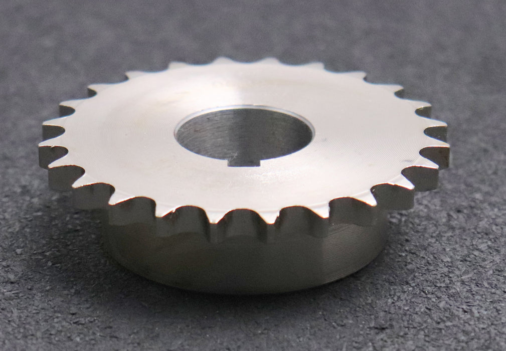 Bild des Artikels Kettenrad-Chainwheel-für-Kettentype-06-B-1-Teilung-3/8"x7/32"-Z-=-24-Zähnezahl