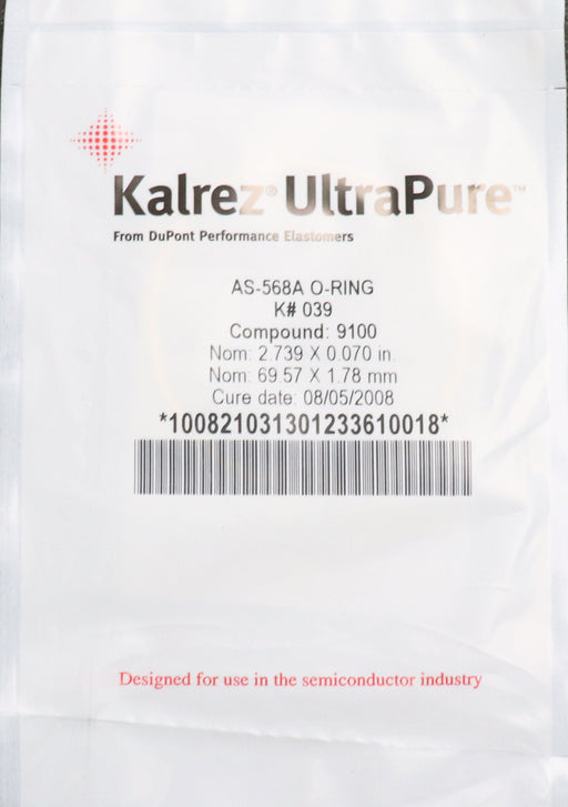 Bild des Artikels KALREZ-ULTRAPURE-O-Ring-AS-568A-69,57x1,78mm-2,739x0,070in-unbenutzt-in-OVP