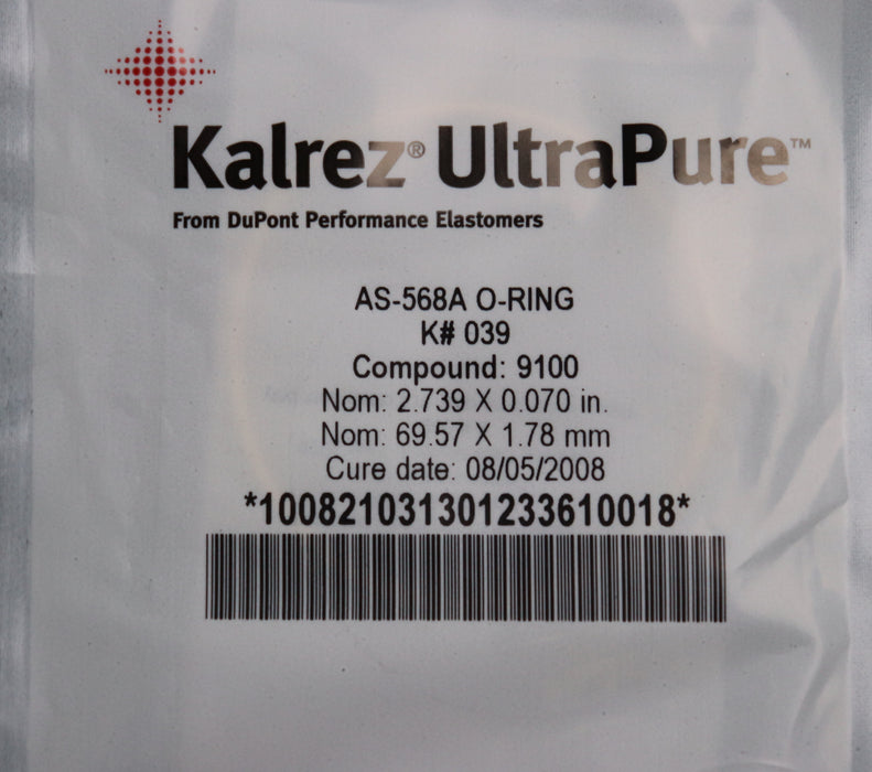 Bild des Artikels KALREZ-ULTRAPURE-O-Ring-AS-568A-69,57x1,78mm-2,739x0,070in-unbenutzt-in-OVP