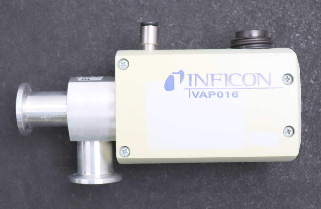 Bild des Artikels INFICON-Vakuum-Eckventil-Model-VAP016-A-PN-250-200-24VDC-Flansch-ISO-KF