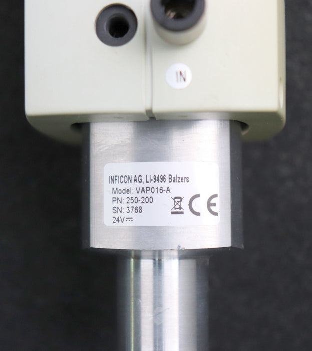 Bild des Artikels INFICON-Vakuum-Eckventil-Model-VAP016-A-PN-250-200-24VDC-Flansch-ISO-KF