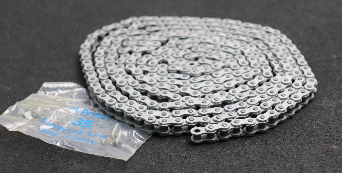 Bild des Artikels HKK-CHAIN-Rollkette-35-1R-Länge=-10Ft/3048mm-320Links-Steigung-0,375''/9,525mm