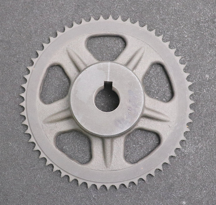 Bild des Artikels Kettenrad-Chainwheel-für-Kettentype-06B-1-Teilung-3/8“x7/32“-Zähnezahl-Z=-57