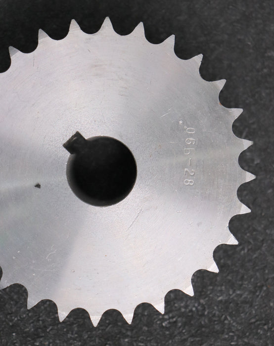 Bild des Artikels 2x-Kettenrad-Chainwheel-für-Kettentype-06B-1-Teilung-3/8“x7/32“-Zähnezahl-Z=-28