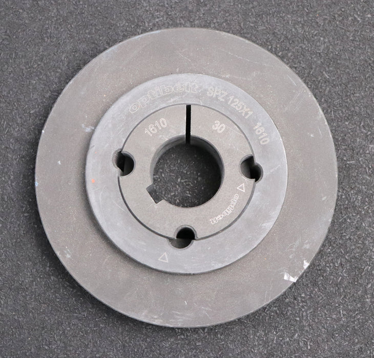 Bild des Artikels OPTIBELT-Keilriemenscheibe-SPZ-125x1-einrillig-Rillenbreite-9,7mm