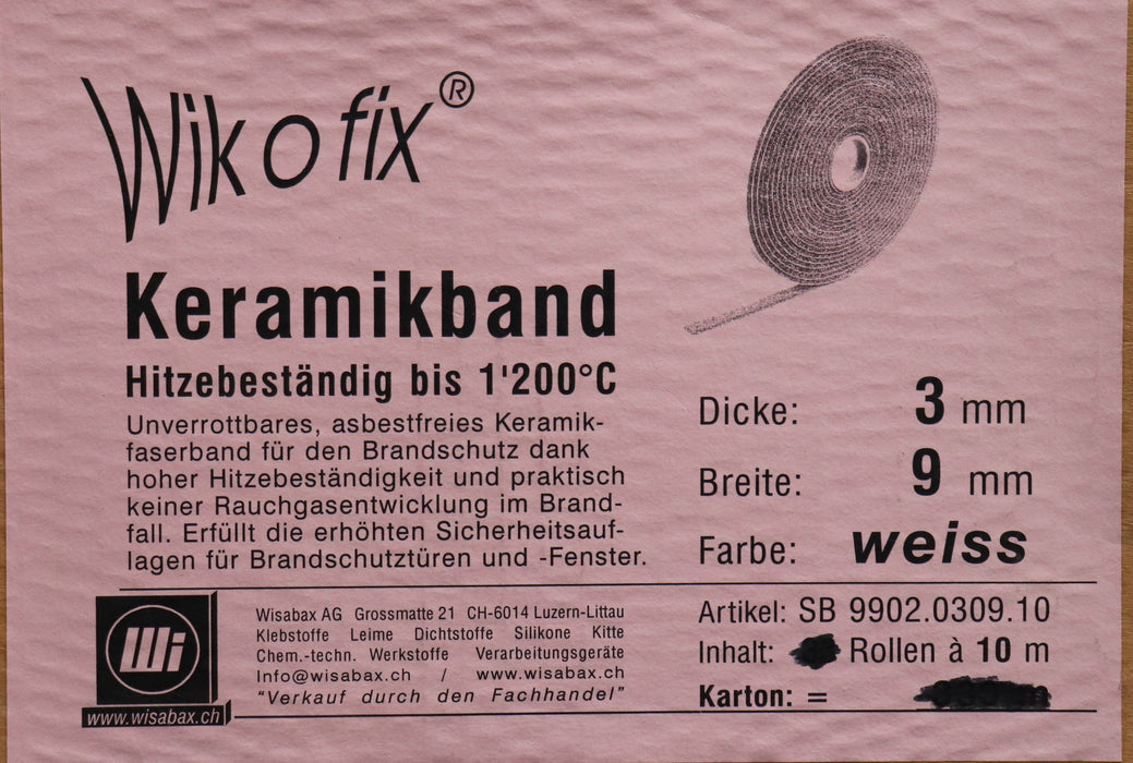 Bild des Artikels WIKOFIX-28x-10m-Keramikband-Art.Nr.-SB-9902.0309.10-Dicke-3mm-Breite-9mm