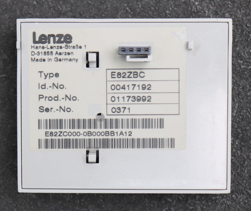 Bild des Artikels LENZE-Bedienmodul-Keypad-Type-E82ZBC-Id.-No.-00417192-gebraucht