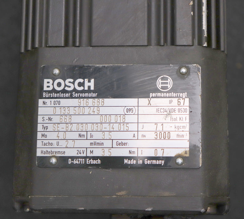 Bild des Artikels BOSCH-Bürstenloser-Servomotor-Typ-SE-B2.030.030-14.015-Drehmoment-4Nm