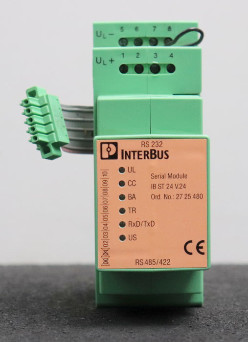 Bild des Artikels PHOENIX-CONTACT-Interbuse-Serial-Module-IB-ST-24-V.24-Ord.Nr.-2725480-RS232