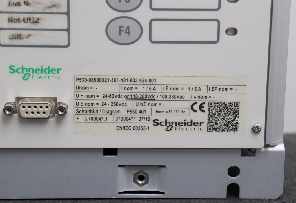 Bild des Artikels SCHNEIDER-ELECTRIC-MiCOM-PTB-05-P530-98900021-301-401-603-924-801-110…250VDC