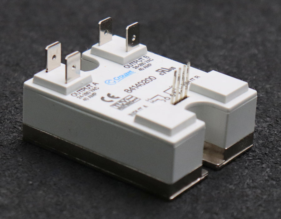 Bild des Artikels CROUZET-statisches-Relais-2-Phasen-CROUZET-84140200-24-280VAC-40A-unbenutzt