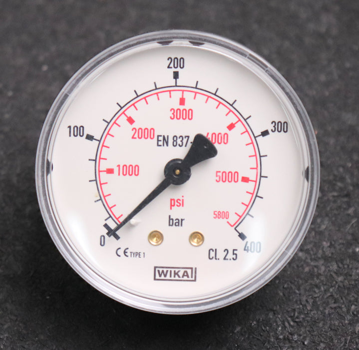 Bild des Artikels WIKA-Rohrfeder-Manometer-0-400bar-G30-7.000.494+1-Cl.-2.5-316SS-G1/2"-Ø-63mm