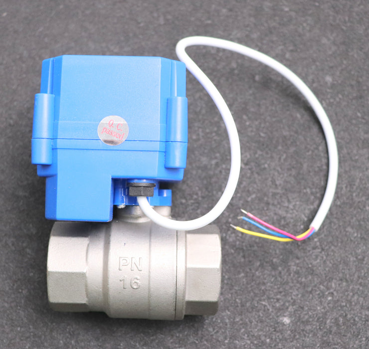 Bild des Artikels CWX-Mini-motorized-valve-1"-DN25-PN16-CWX-25S-Model-CR02-bis-100°C-9-24VDC-2W