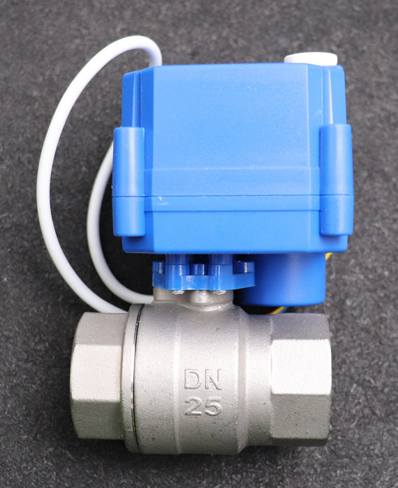 Bild des Artikels CWX-Mini-motorized-valve-1"-DN25-PN16-CWX-25S-Model-CR02-bis-100°C-9-24VDC-2W