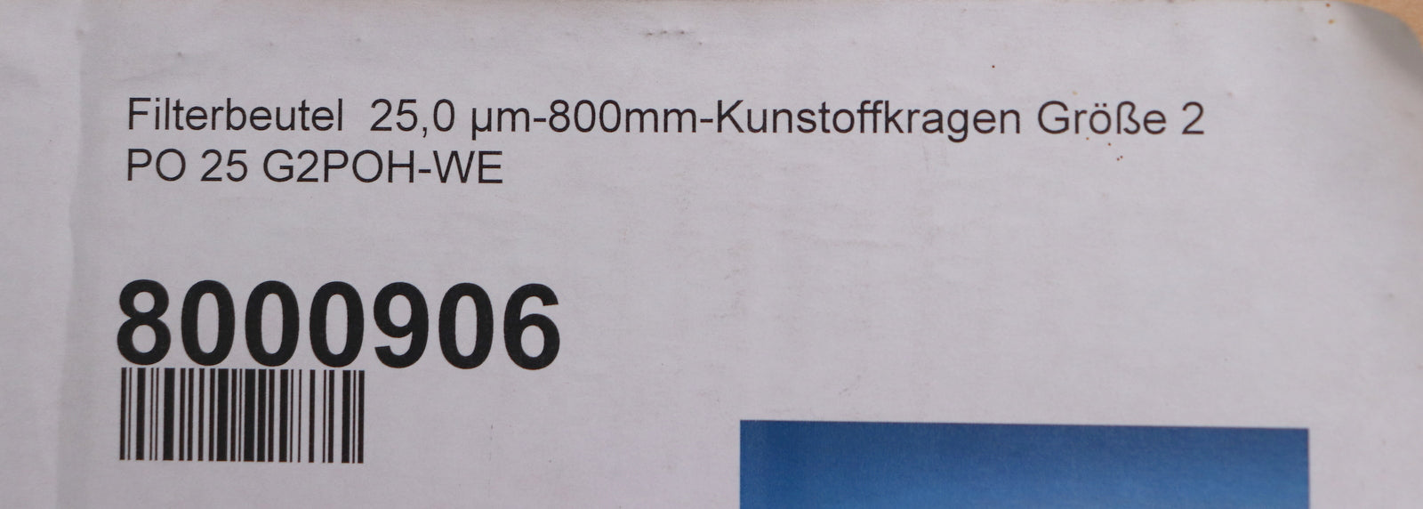 Bild des Artikels ROSEDALE-Filterbeutel-mit-Kunststoffring-PO-25-G2POH-WE-7"-x-32"-25µm