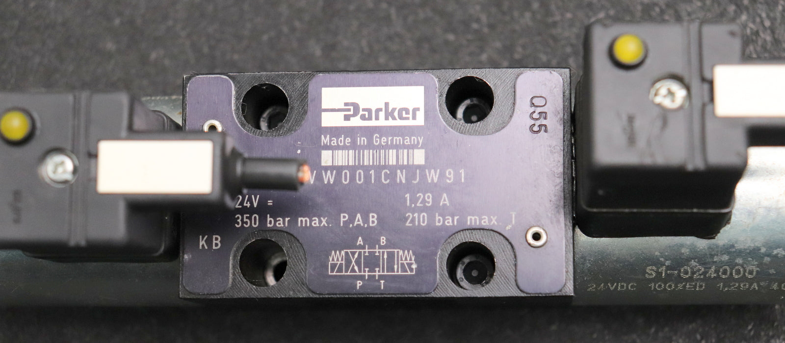 Bild des Artikels PARKER-Wegeventil-D1VW001CNJW91-Pmax-350bar-Pe=-max.-210bar-gebraucht