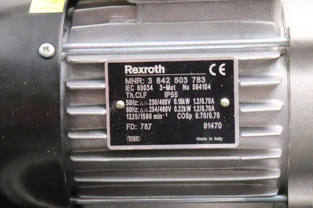 Bild des Artikels REXROTH-Getriebemotor-3842503783-0,18/022kW-230/400V-50Hz-254/460V-60Hz