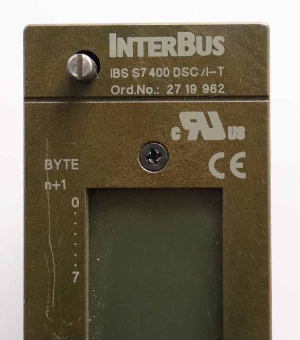 Bild des Artikels PHOENIX-CONTACT-Interbus-Anschaltbaugruppe-IBS-S7-400-DSC/I-T-Ord.Nr.-2719962