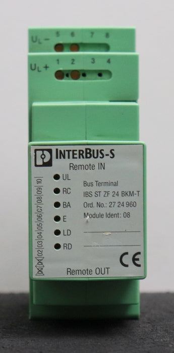 Bild des Artikels SIEMENS-Interbus-Terminal-Remote-IN-IBS-ST-ZF-24-BKM-T-Ord.No.-2724960-gebraucht