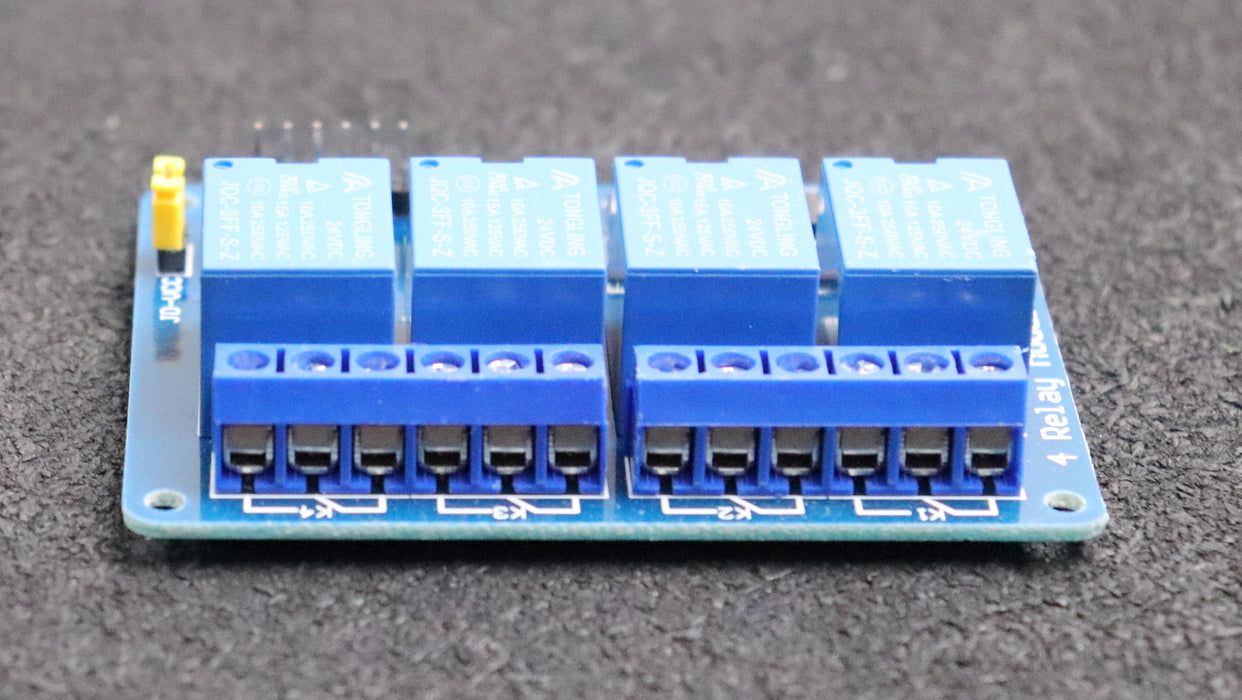 Bild des Artikels 10x-4-Relais-Modul-5VDC-unbenutzt-in-OVP-Gewicht-550g