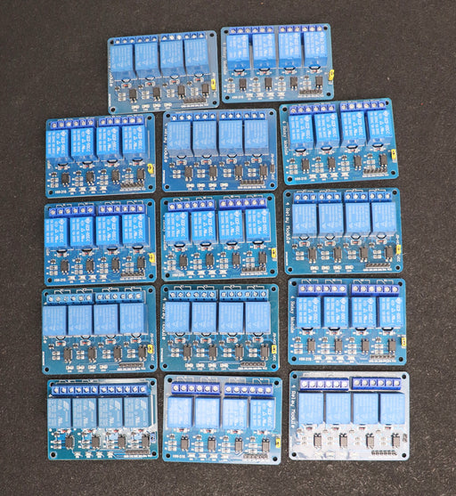 Bild des Artikels 14x-4-Relais-Modul-5VDC-gebraucht-Gewicht-700g