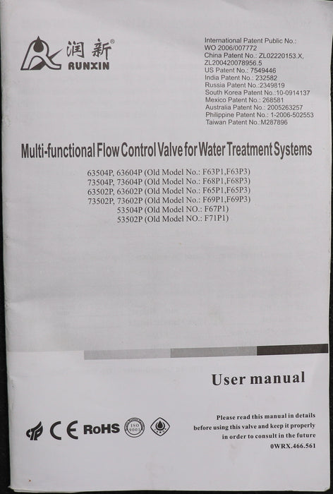 Bild des Artikels RUNXIN-multifunktionales-Durchflussregelventil-für-Wasseraufbereitungsanlagen