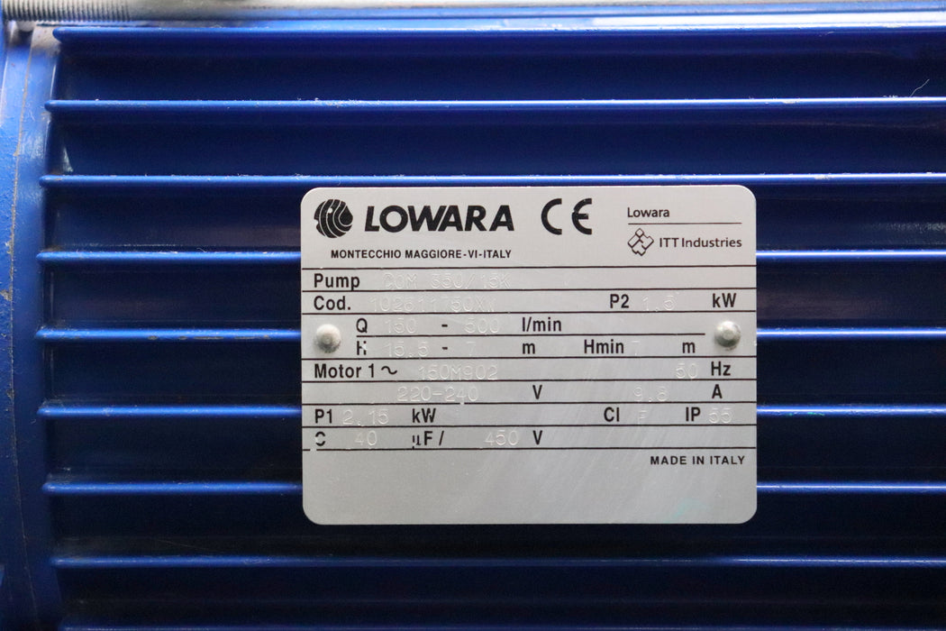 Bild des Artikels LOWARA-horizontale-Kreiselpumpe-COM-350/15K-Blockbauform-Q:-150-500l/min