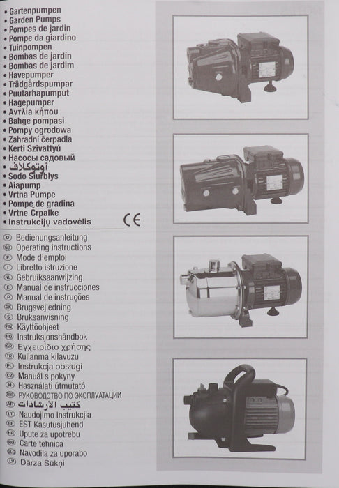 Bild des Artikels SPERONI-Wasserpumpe-CAM-80-230VAC-50Hz-2850-r.p.m.-3,8A-P2-0,6kW-0,8HP