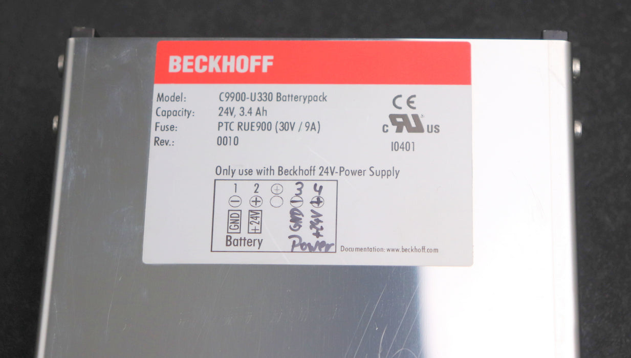 Bild des Artikels BECKHOFF-Akkupack-C9900-U330-24V-3,4Ah-gebraucht