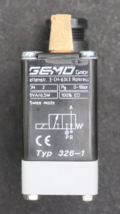 Bild des Artikels GEMÜ-3/2-Wege-KST-Vorsteuerventil-Typ-326-1-24VAC-50Hz-0-10bar-unbenutzt