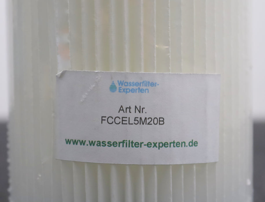 Bild des Artikels WASSERFILTER-EXPERTEN-Wasserfilter-Lamellenfilter-20''x-4-1/2''-5-Micron