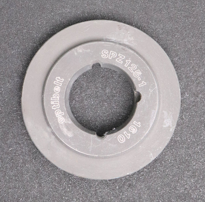 Bild des Artikels OPTIBELT-Keilriemenscheibe-SPZ-125x1-einrillig-Rillenbreite-9,7mm-WirkØ-125mm