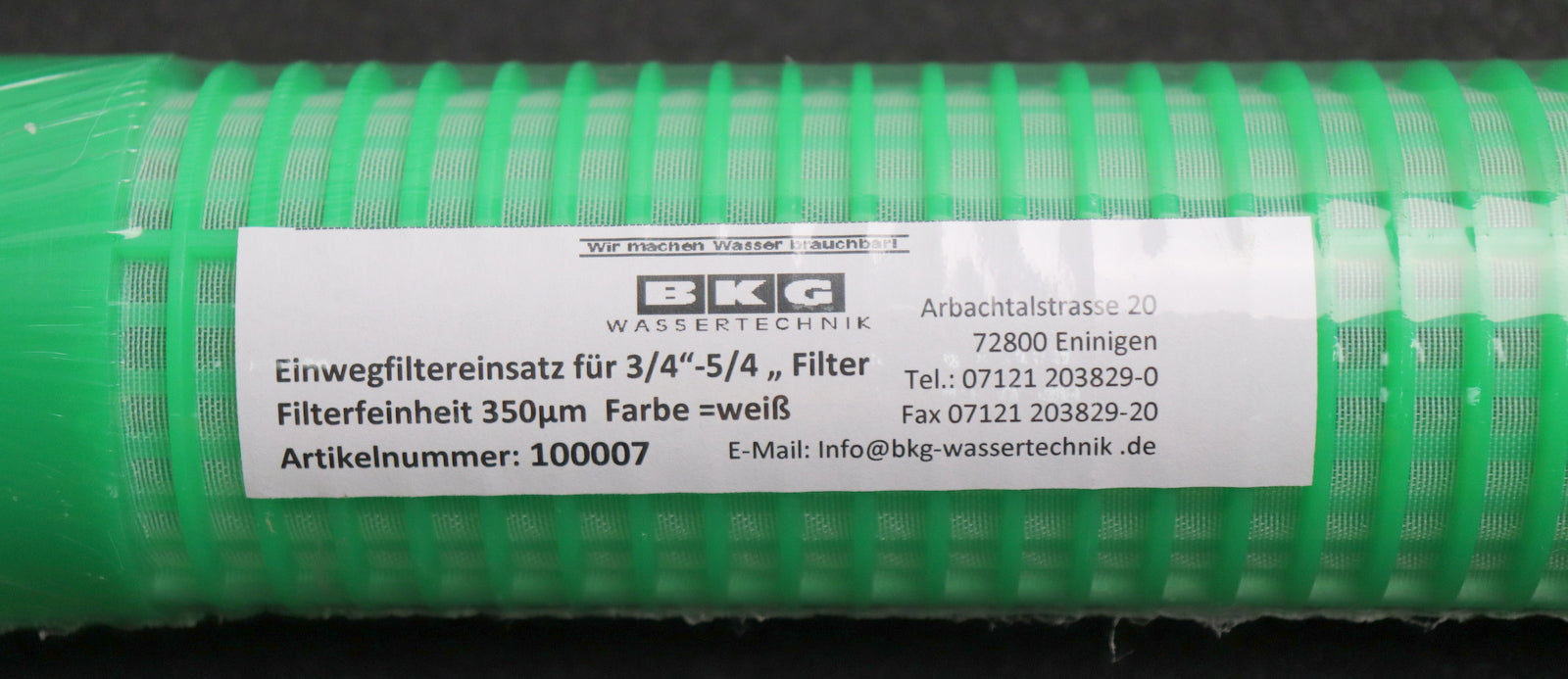 Bild des Artikels BKG-Einweg-Filtereinsatz-MSIB-3/4"---1-1/4"-Filter-Nr.-100007-Feinheit-350µm