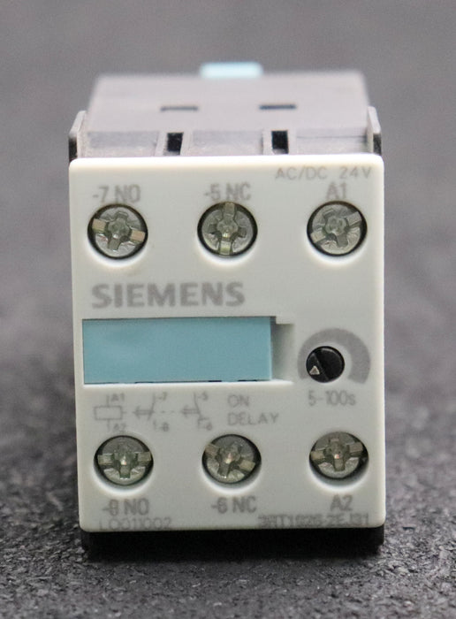 Bild des Artikels SIEMENS-Hilfsschaltblock-3RT1926-2EJ31-Einstellzeit:-5..100s-unbenutzt-in-OVP