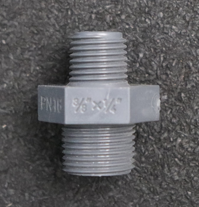 Bild des Artikels VDL-10x-PVCh-Doppelnippel-3/8"--1/4"-AG-PN16-unbenutzt