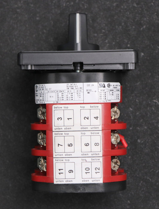 Bild des Artikels ELEKTRA-Tailfingen-Umschalter-VN-U-32-F3-B-SI-3-polig-50A-15kW-gebraucht