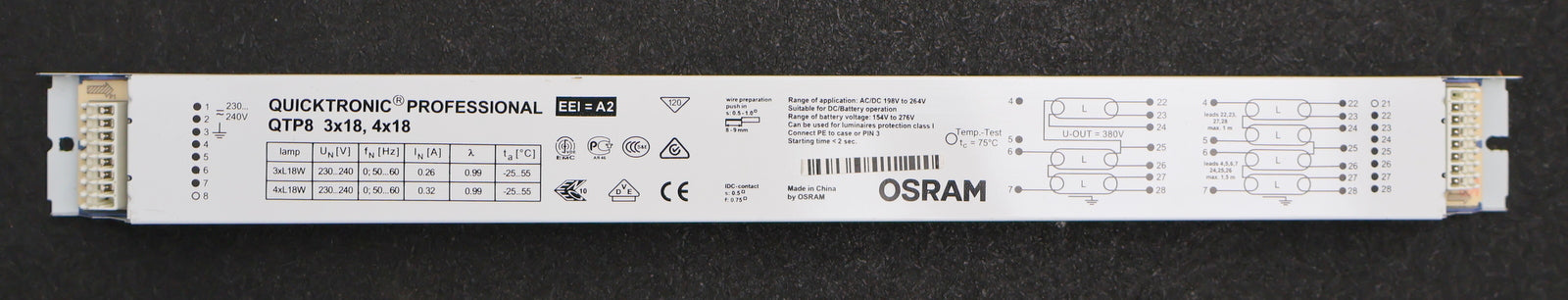 Bild des Artikels OSRAM-QUICKTRONIC-PROFESSIONAL-5x-Vorschaltgerät-QTP8-3x18-4x18-230-240V