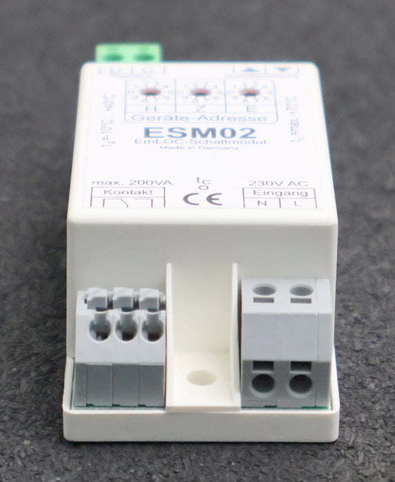 Bild des Artikels EmLOC-Schaltmodul-ESM02-max.-200VA-230VAC-unbenutzt