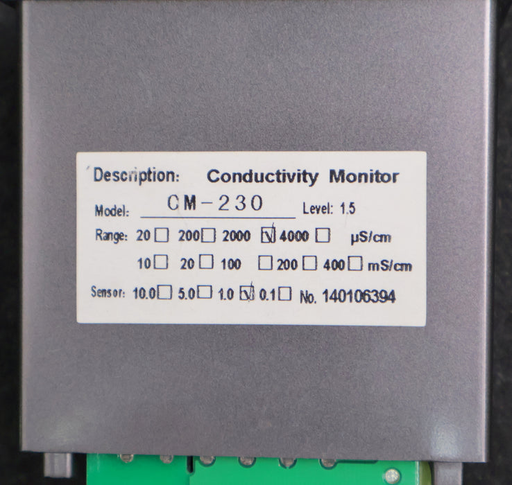 Bild des Artikels CREATE-Conductivity-Monitor-CM-230-Range:-4000us/cm-Sensor-0,1-gebraucht