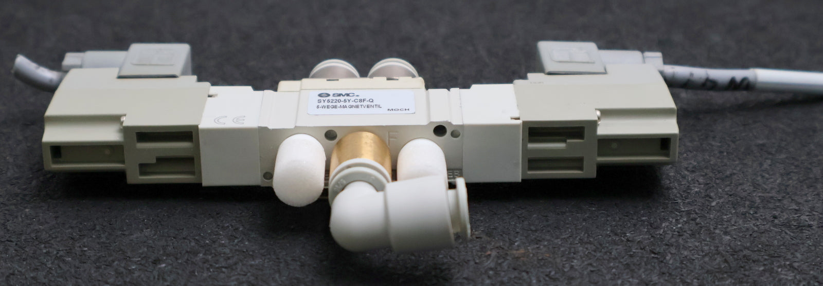 Bild des Artikels SMC-5-Wege-Elektromagnetventil-SY5220-5Y-C8F-Q-bistabil-24VDC-gebraucht