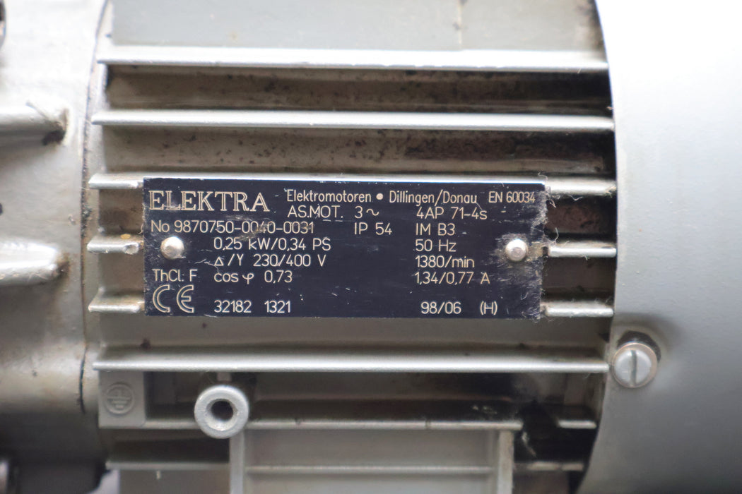 Bild des Artikels ELEKTRA-/-CASAPPA-Motorpumpe-Casappa-PLP10.1-DO-81E1-L-BB/BA-N-EL-FS