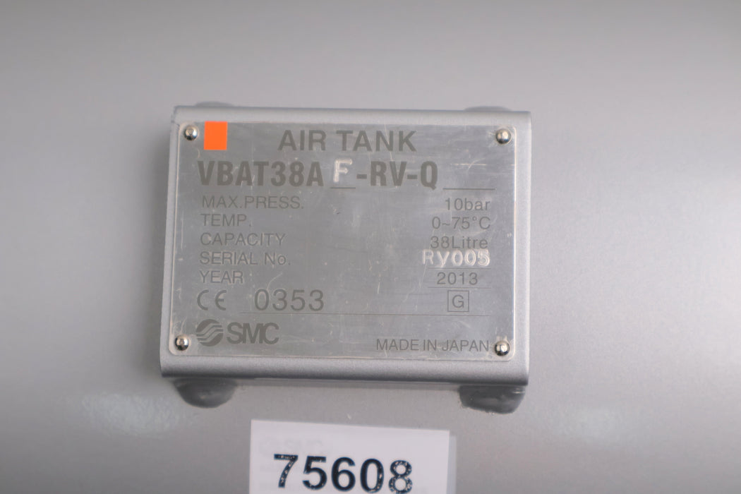 Bild des Artikels SMC-38l-Druckluftank-VBAT38F-RV-Q-max.-10bar-Temp.-0-75°C-Herstellung-2013