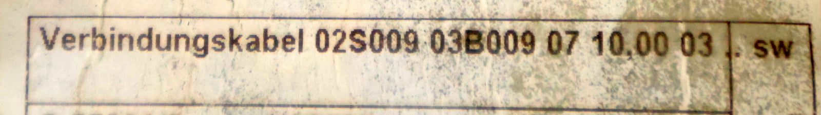 Bild des Artikels HEIDENHAIN-Verbindungskabel-Nr.-309774-10-mit-Stecker-und-Buchse-9pin-Länge-10m