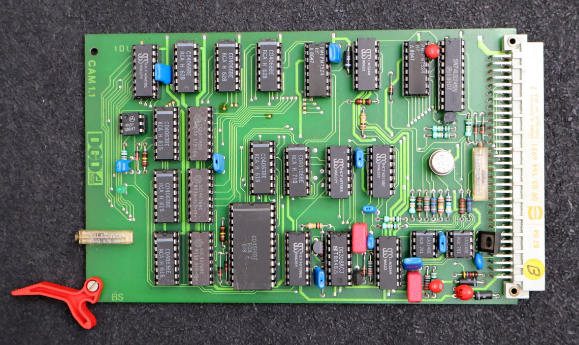 Bild des Artikels DGD-Einschubplatine-S-103057-CAM-1.1-Circuit-board-PCB-gebraucht-repariert