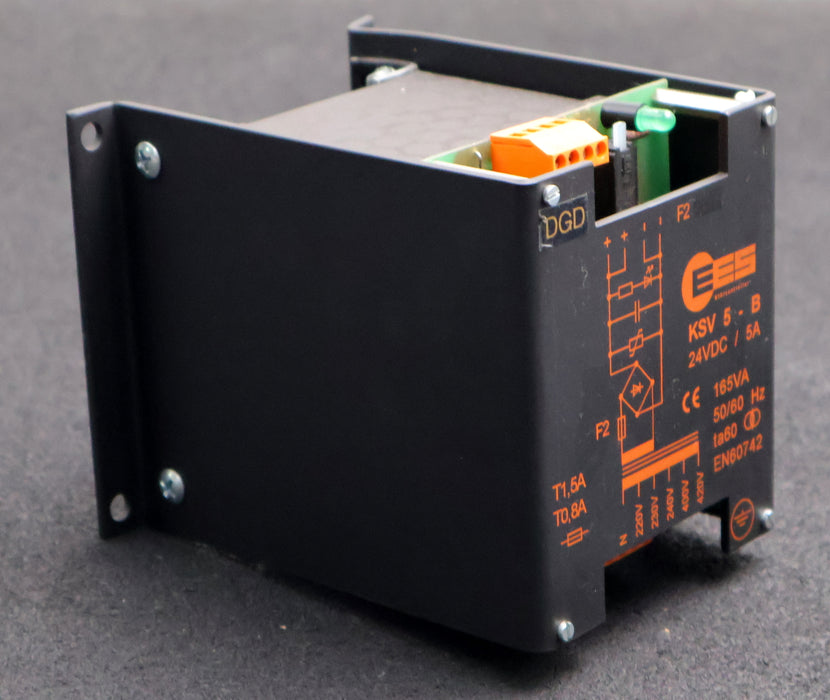 Bild des Artikels EES-/-DGD-Netzgerät-KSV5B-Art.Nr.-101KSV5DOU1-Input-230VAC-Output-24VDC-5A