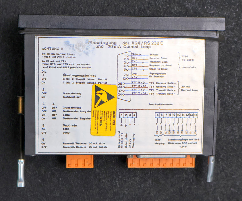 Bild des Artikels WÖHRLE-Anzeigemodul-LED-Display-ANKA-A1-V1-116-06-24VDC-1A-unbenutzt