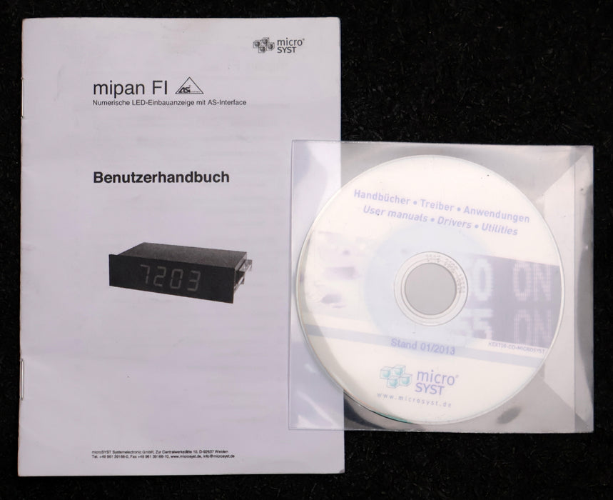 Bild des Artikels microSYST-LED-Anzeige-mipan-FI-Asi-mit-Handbuch-mit-Treiber-CD-unbenutzt