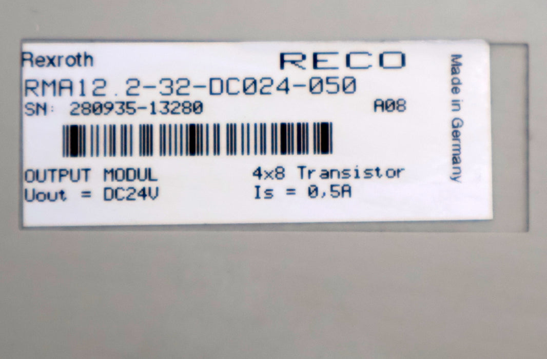 Bild des Artikels INDRAMAT-Output-Modul-RMA12.2-32-DC024-050-SN280935-gebraucht-repariert