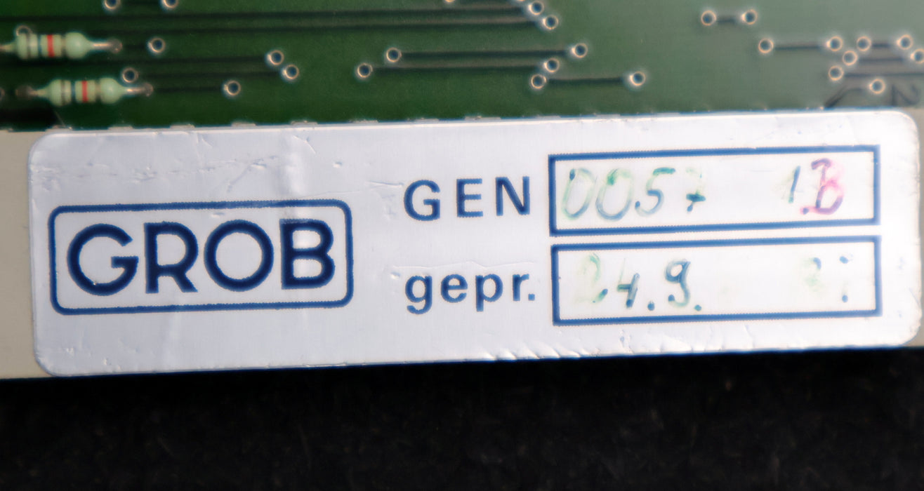 Bild des Artikels GROB-Steuerkarte-GEN-0057---1.B-Eprom-SBK-UNI-7-7474-und-3EA2-gebraucht