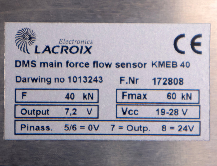 Bild des Artikels LACROIX-ELECTRONICS-/-HEGENSCHEIDT-MFD-Kraftaufnehmer-KMEB-40-F=-40kN-Fmax=-60kN